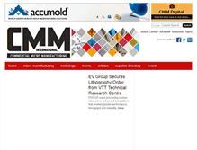 Tablet Screenshot of cmmmagazine.com